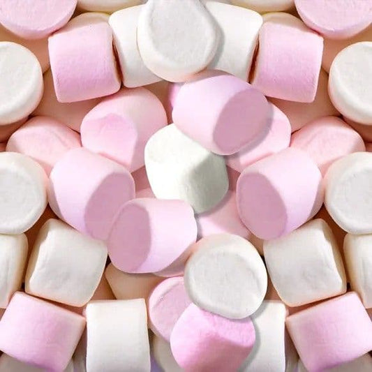 mini marshmallows pink and white