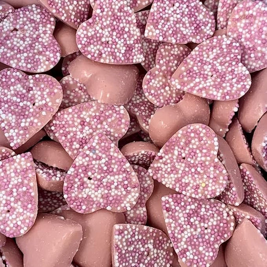 Pink Chocolate Hearts